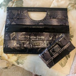 Nine West wallet and purse set